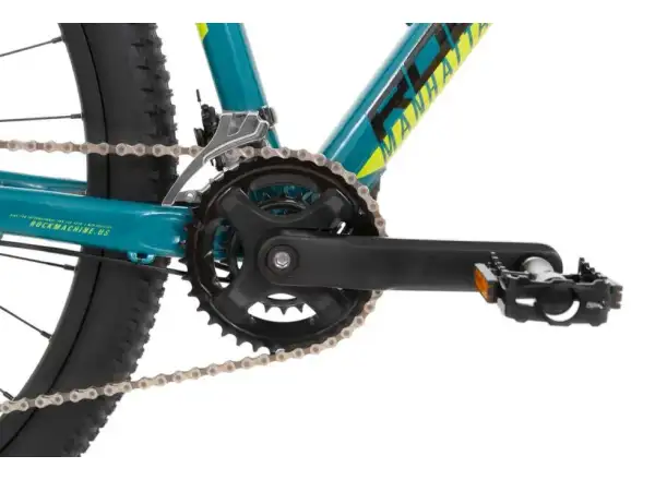 Rock Machine Manhattan 90-29 blau/gelbes Mountainbike