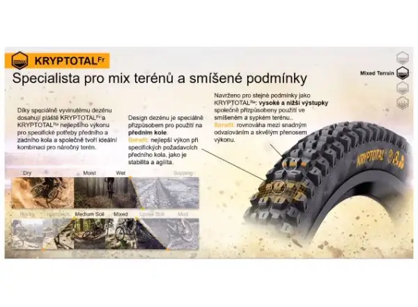 Continental Kryptotal DH Supersoft 29x2,40" TLR E-25 MTB Reifen Kevlar vorne schwarz 2022