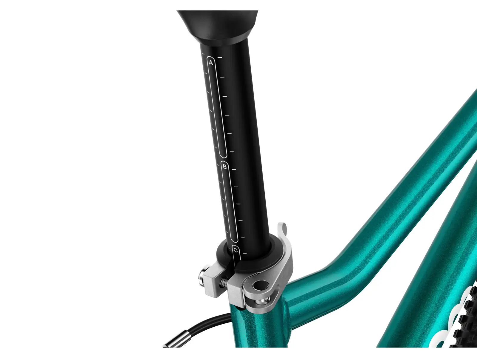 Woom GO 3 Automagic Kinderfahrrad 16" Metallic Turquoise