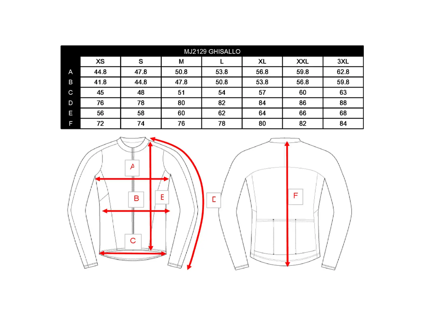Silvini Ghisallo Herrenjacke Ruby/Cloud