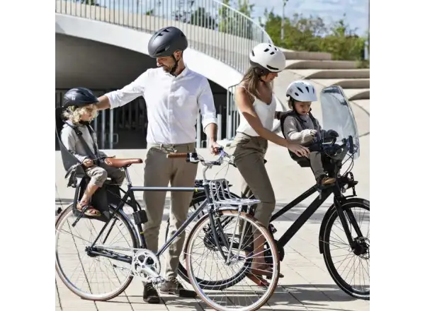 Urban Iki Ta-ke Frontsitz mit MTB/ATB Adapter Bincho Black/Kurumi Brown