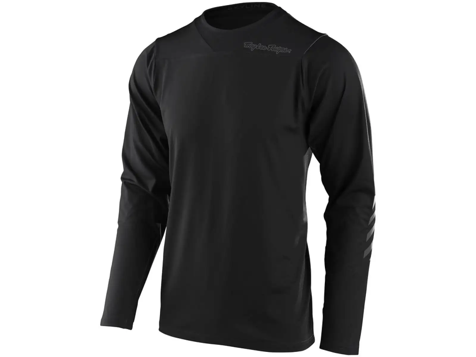 Troy Lee Designs Skyline Chill Herren Langarmshirt Solid Black