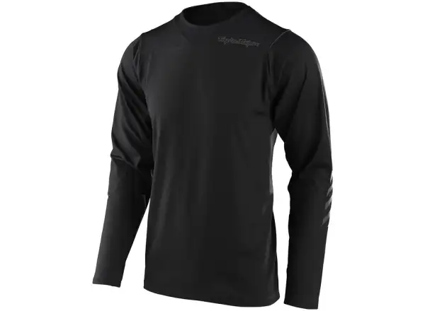 Troy Lee Designs Skyline Chill Herren Langarmshirt Solid Black