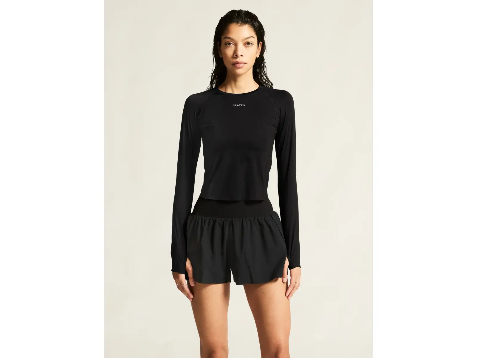 Craft Hypervent Tight Damen Langarmshirt schwarz