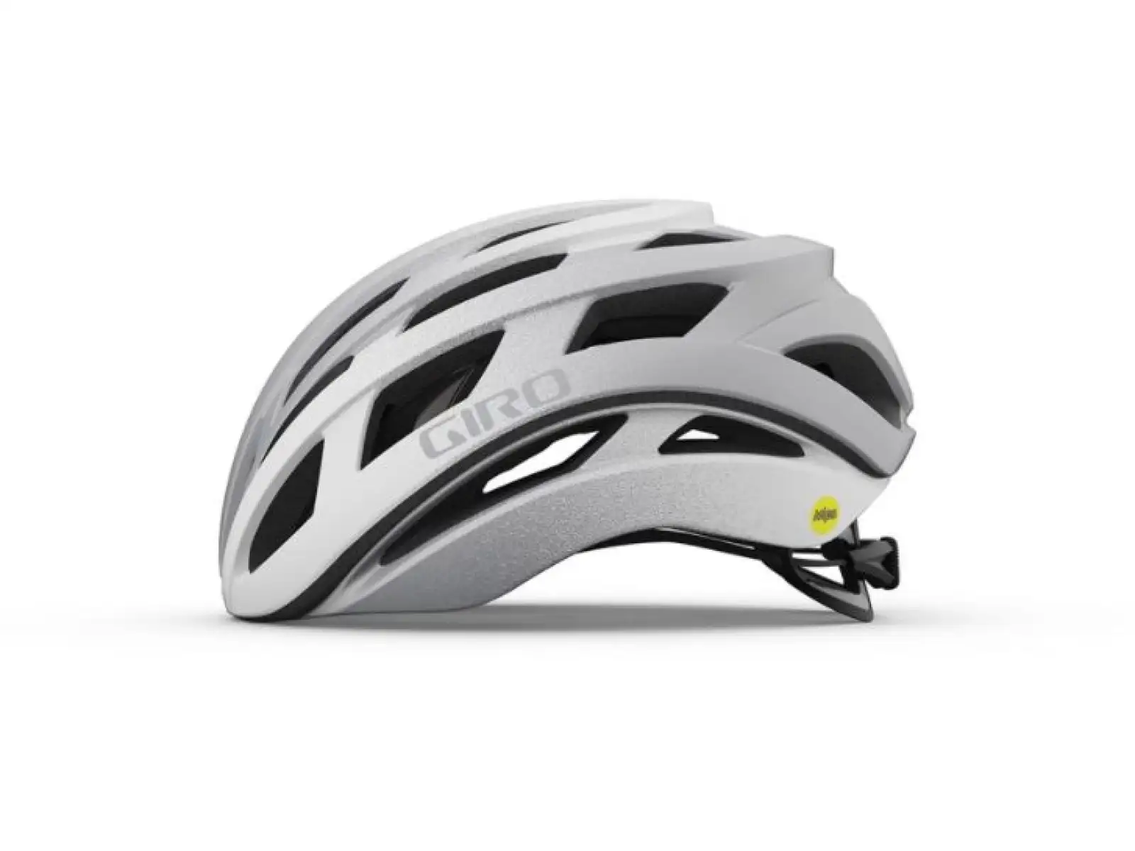 Giro Helios Spherical Rennradhelm Mat White/Silver Fade
