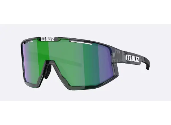 Bliz Fusion Small Sonnenbrille Crystal Black/Brown Green Multi