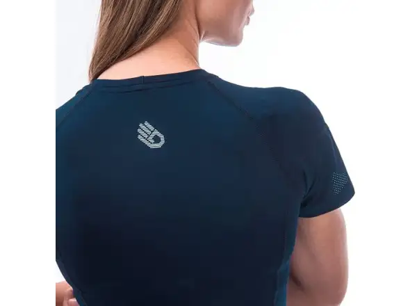 Sensor Coolmax Tech Damen T-Shirt kurzarm Deep Blue