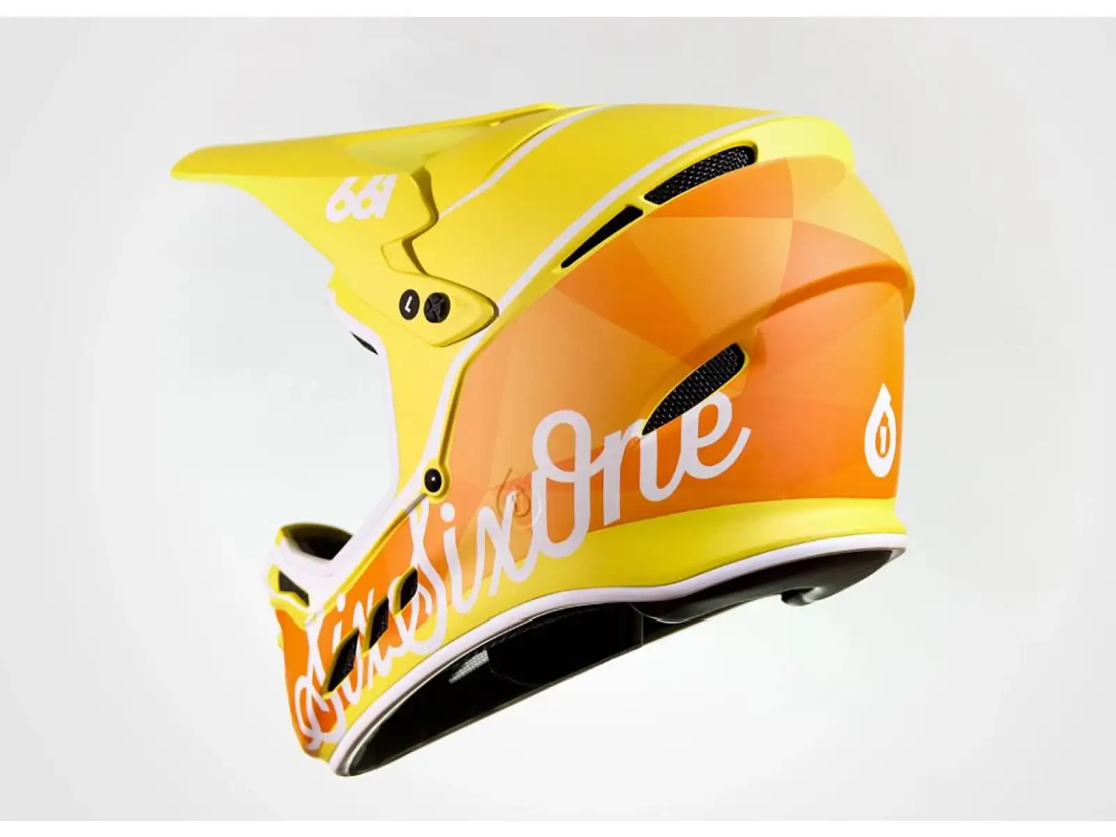 661 Reset Downhill Helm Geo Zitrone