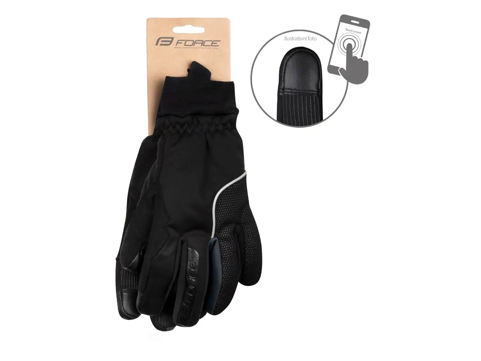 Force ARCTIC PRO Winterhandschuhe Schwarz