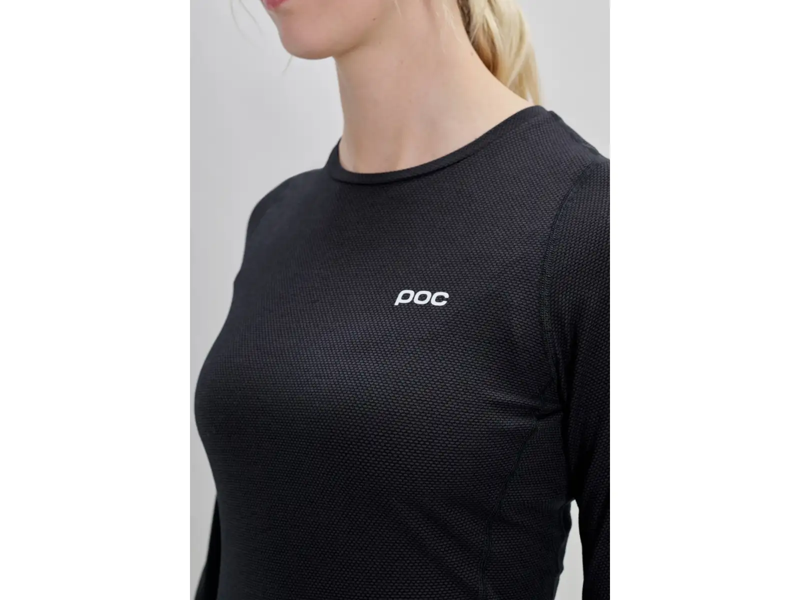 POC Layer Mid Damen Funktionsunterhemd Langarm Uranium Black