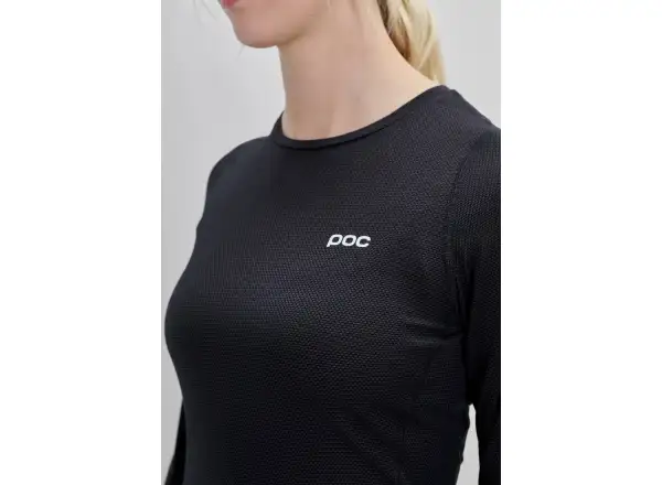 POC Layer Mid Damen Funktionsunterhemd Langarm Uranium Black
