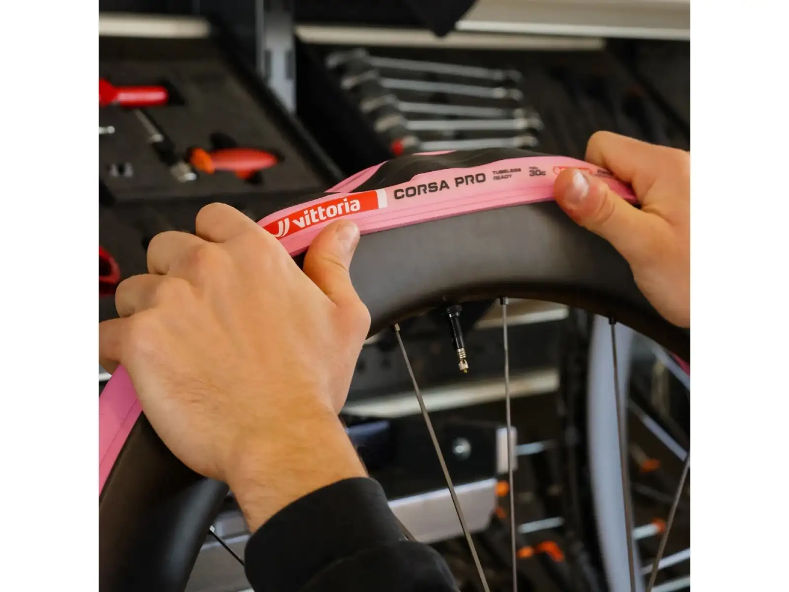 Vittoria Corsa Pro Pink TLR G2.0 30-622 Rennreifen Kevlar
