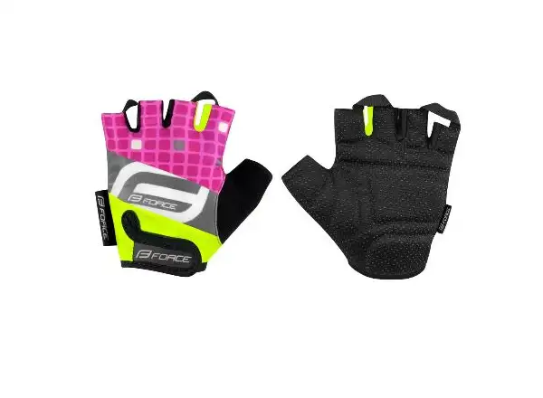 Force Square Kinderhandschuhe fluo/rosa