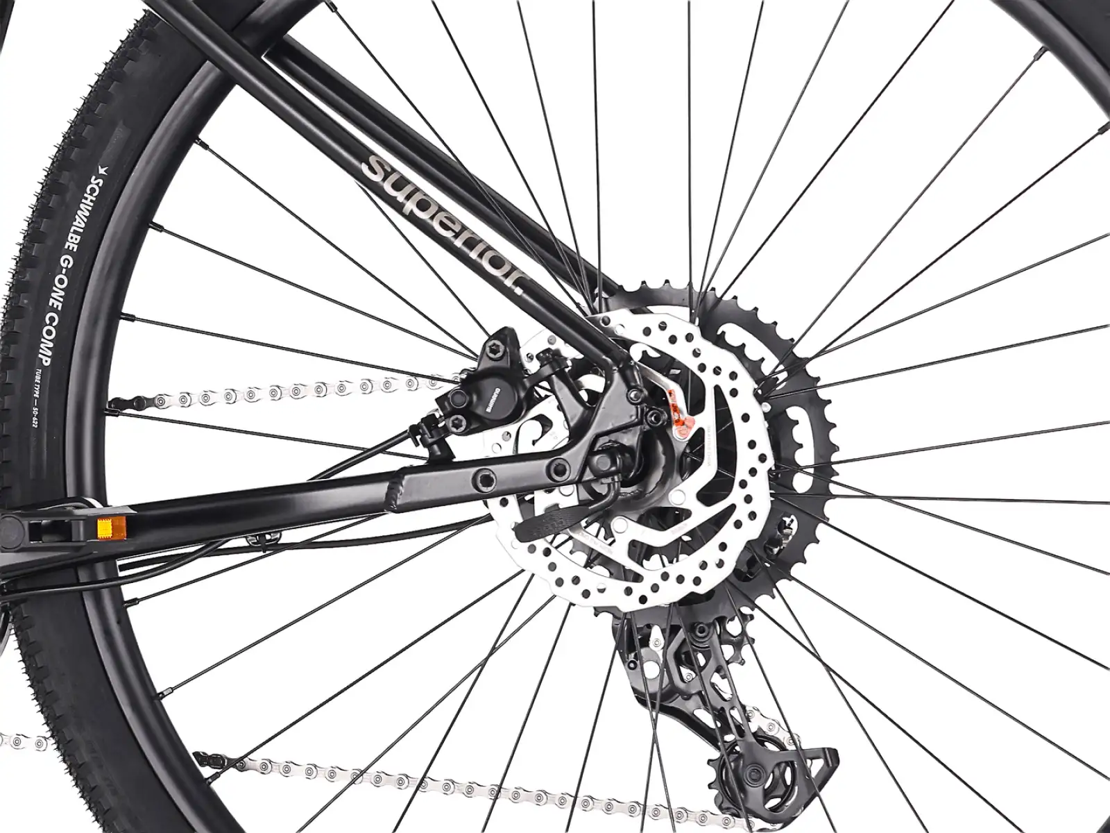 Superior Blox 6.4 MS Stadtfahrrad mattschwarz
