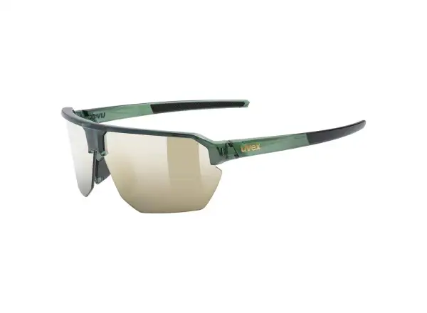 Uvex Vectiv Set Sonnenbrille Olive Transparent/Mirror Gold