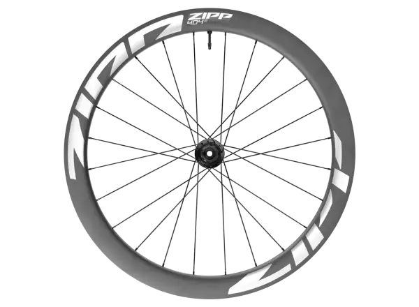 Zipp 404 S Carbon Tubeless CenterLock A1 hinteres eingespeichtes Laufrad Shimano HG Freilaufkörper white