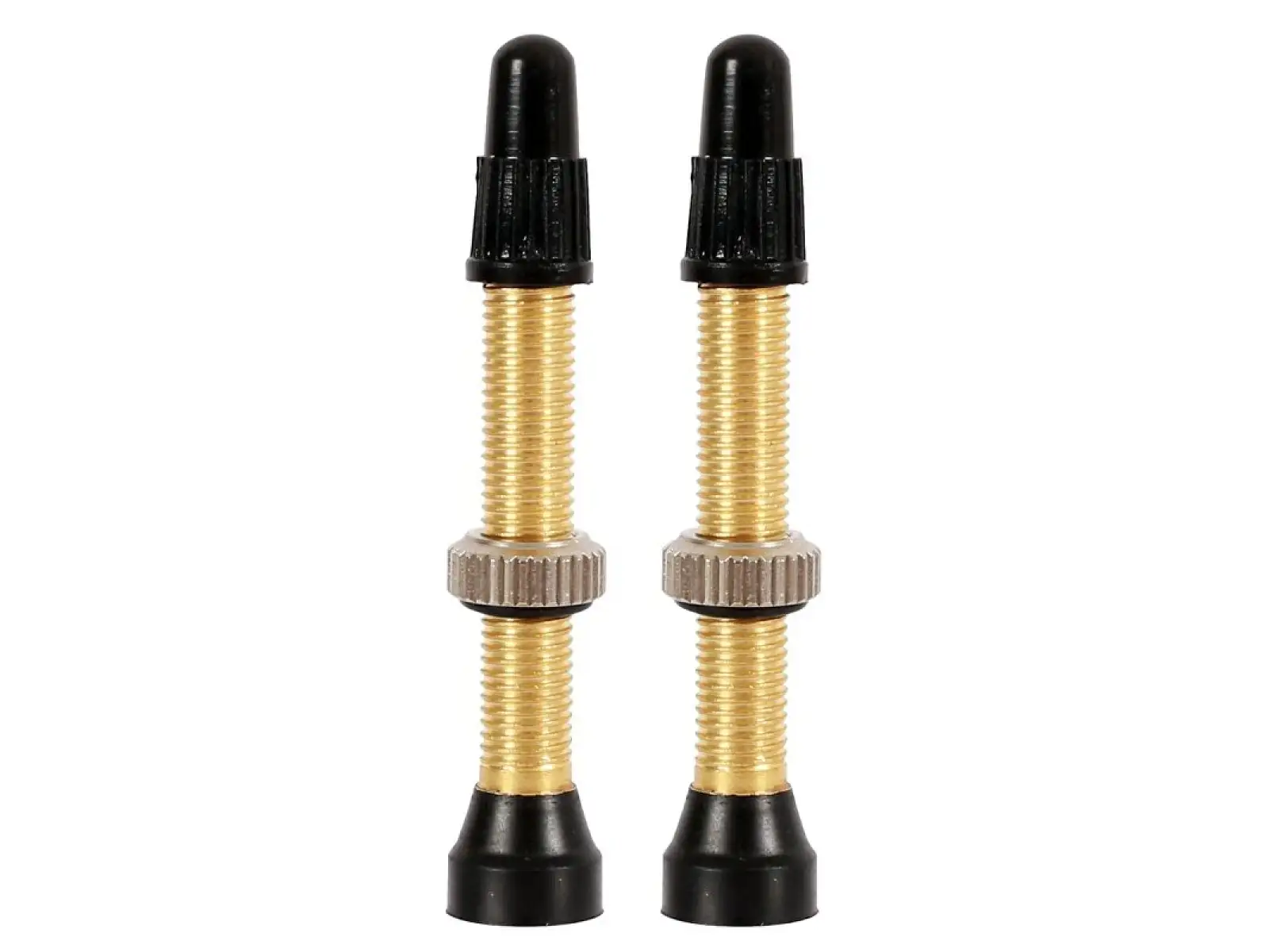 MAX1 Tubeless-Ventile, 2 Stück, schwarz.