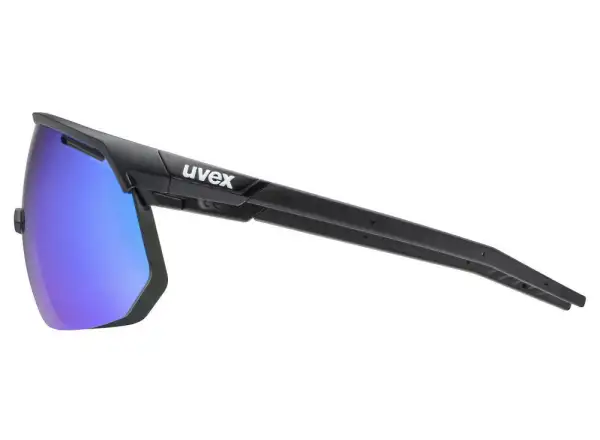Die Uvex Pace One Brille Black Matt/Mirror Blue