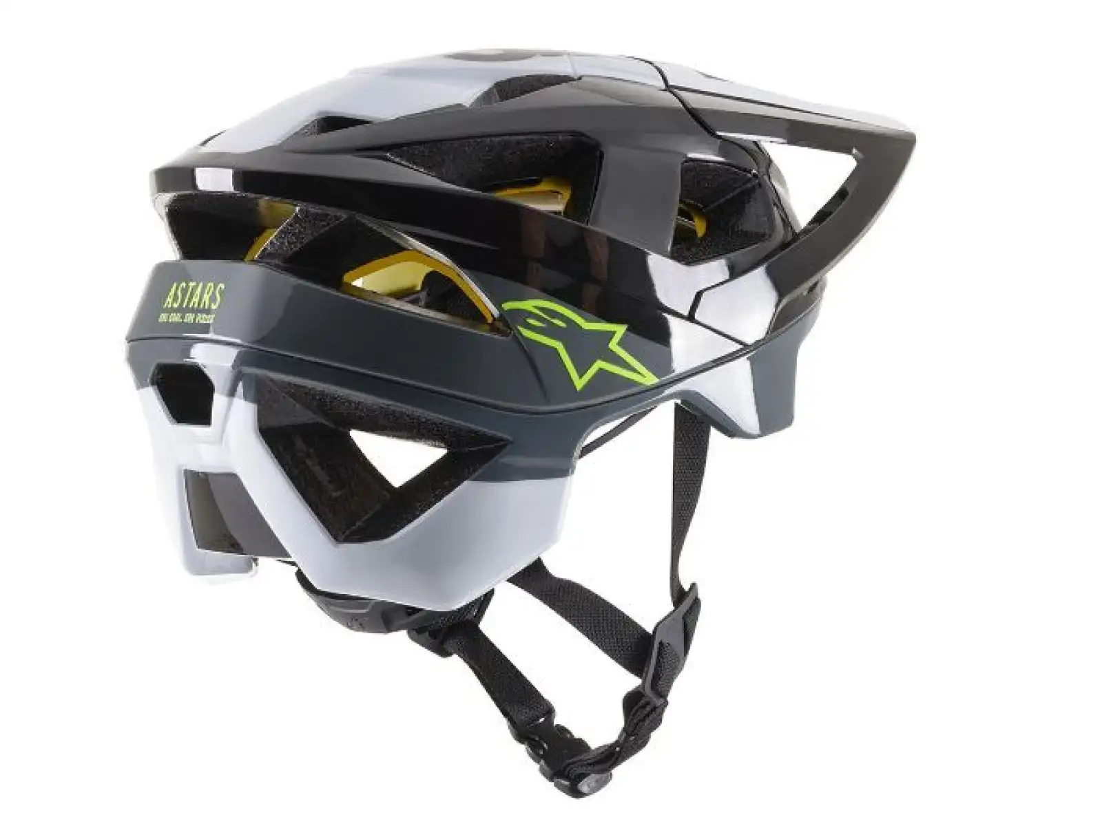 Alpinestars Vector Tech MIPS Enduro Helm Schwarz/Lichtgrau Matt