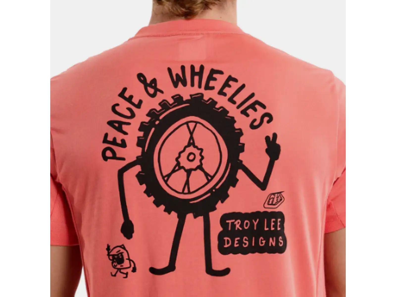 Troy Lee Designs Skyline Ride Tee Herren Trikot Kurzarm P&W Melon