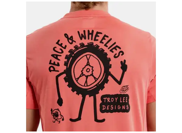 Troy Lee Designs Skyline Ride Tee Herren Trikot Kurzarm P&W Melon