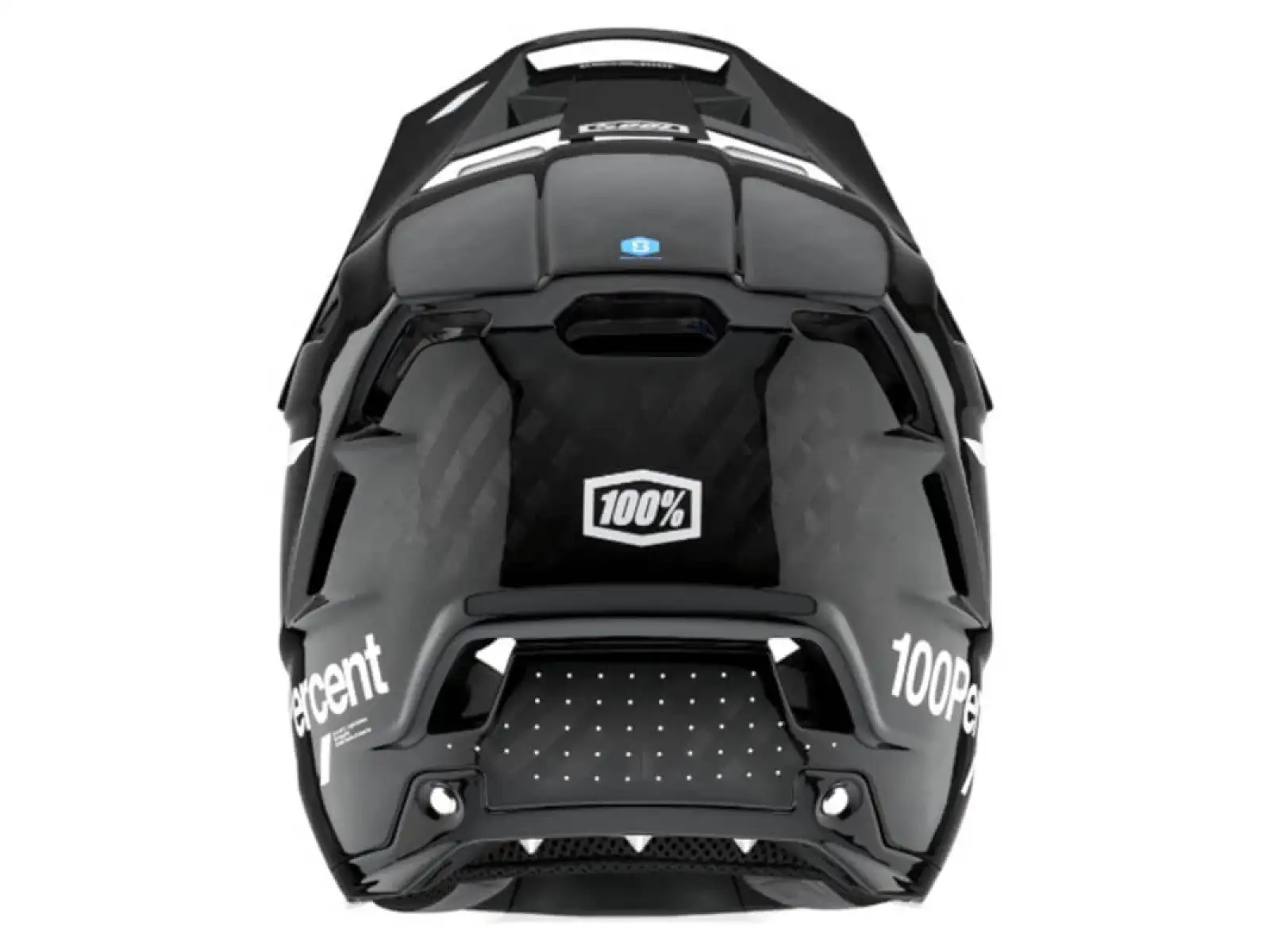 100% Aircraft 2 Helm DH Helm Schwarz/Weiß