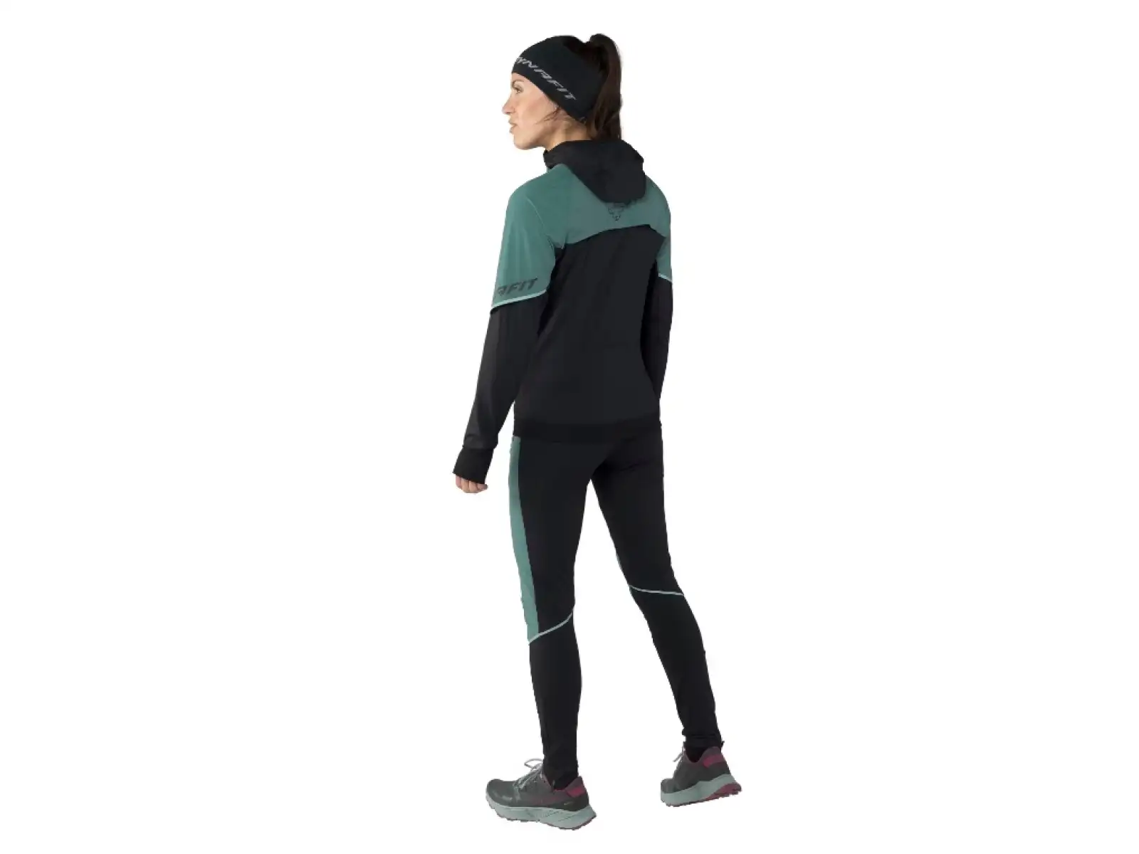 Dynafit Alpine Hybrid Damenlaufjacke Atlantic