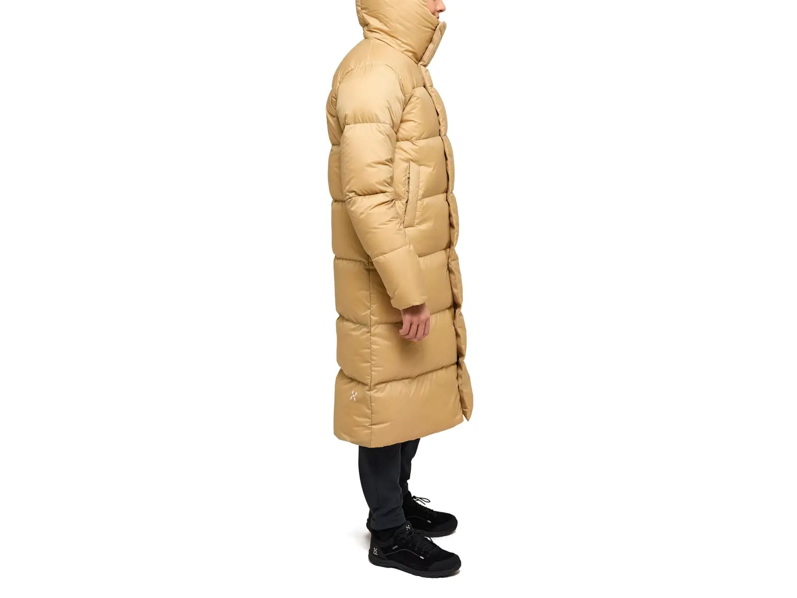 Haglöfs Long Down Damen Daunenmantel beige