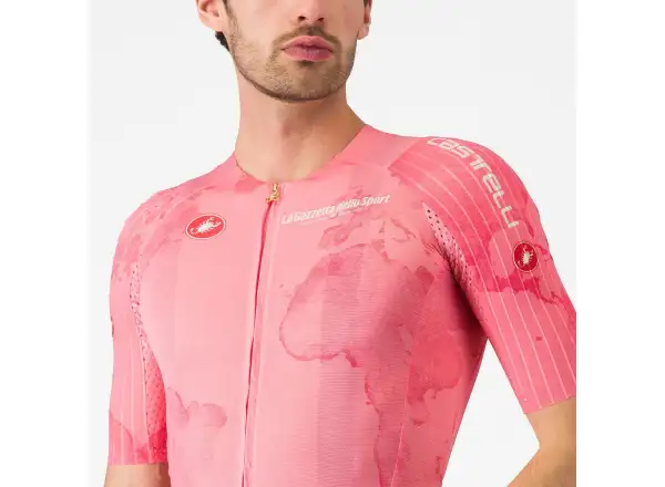 Castelli Giro 108 Race 8S Herren Trikot Kurzarm Rosa Giro