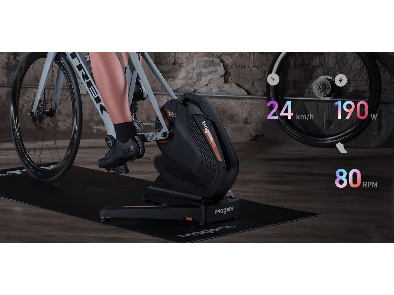 Magene T300P Smart Trainer + 11sp. Kassette