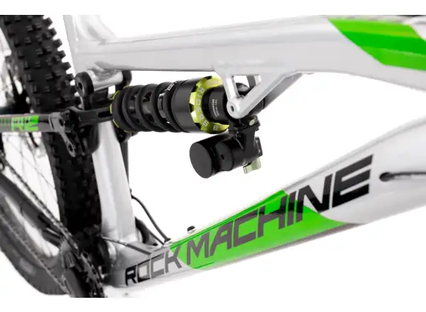 Rock Machine Blizzard 90-297 RZ silber/grün Fully Mountainbike
