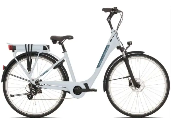 Rock Machine Cityride e200 SD Elektrofahrrad für die Stadt Ice Flow/Dunkelblau