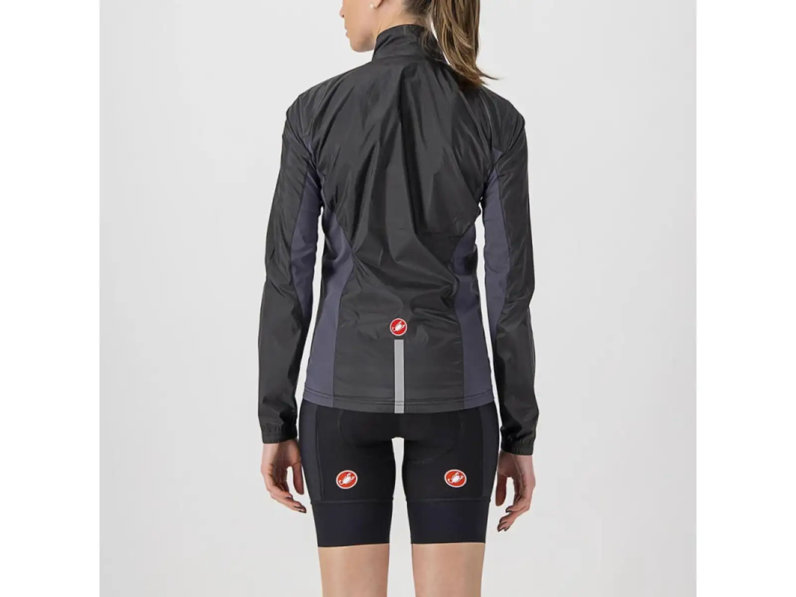 Castelli Squadra Stretch Damen Windjacke light black/dark gray