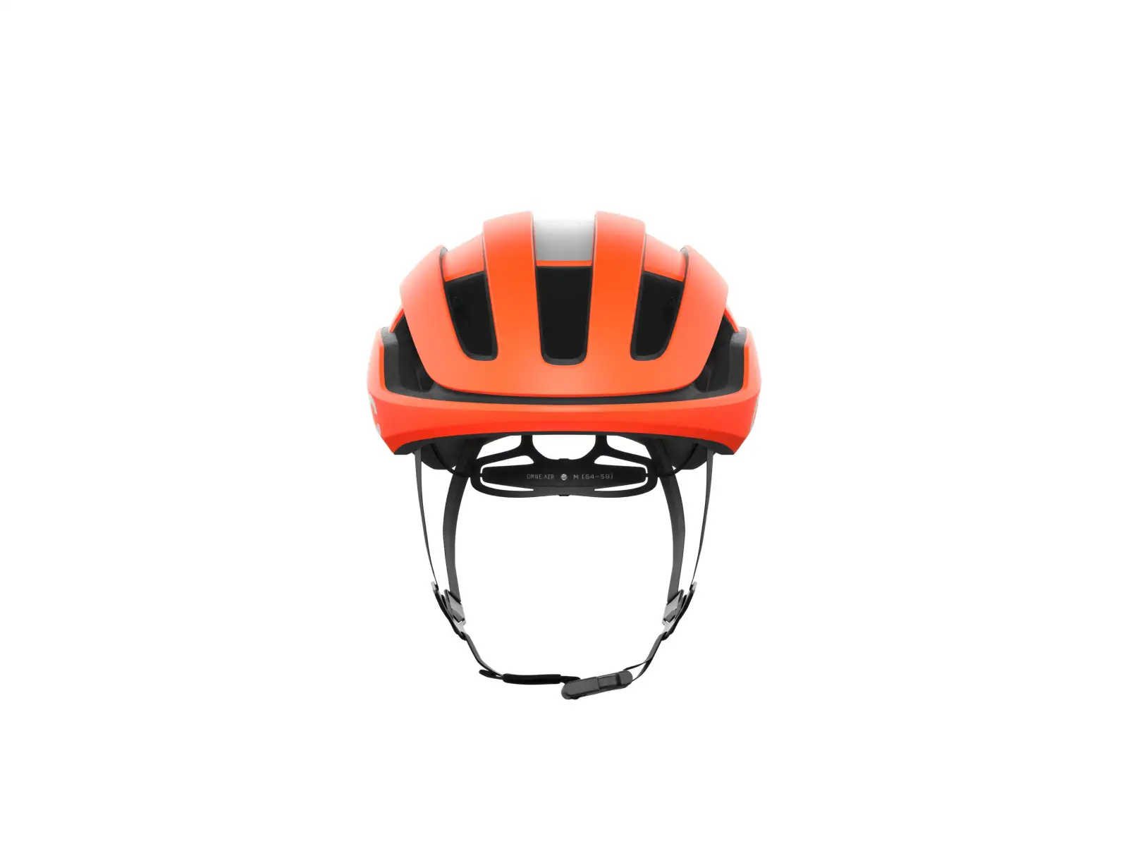 POC Omne Beacon MIPS Rennradhelm Fluorescent Orange Matt/Uranium Black Matt