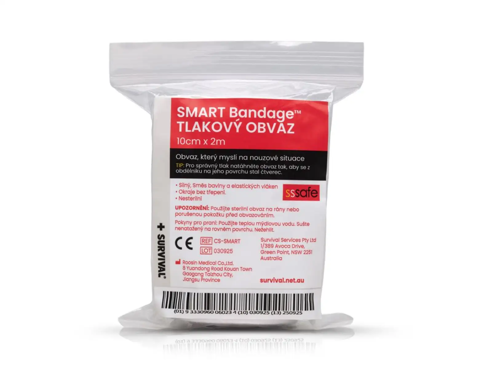 Survival Smart Bandage Druckverband 10 cm x 2m