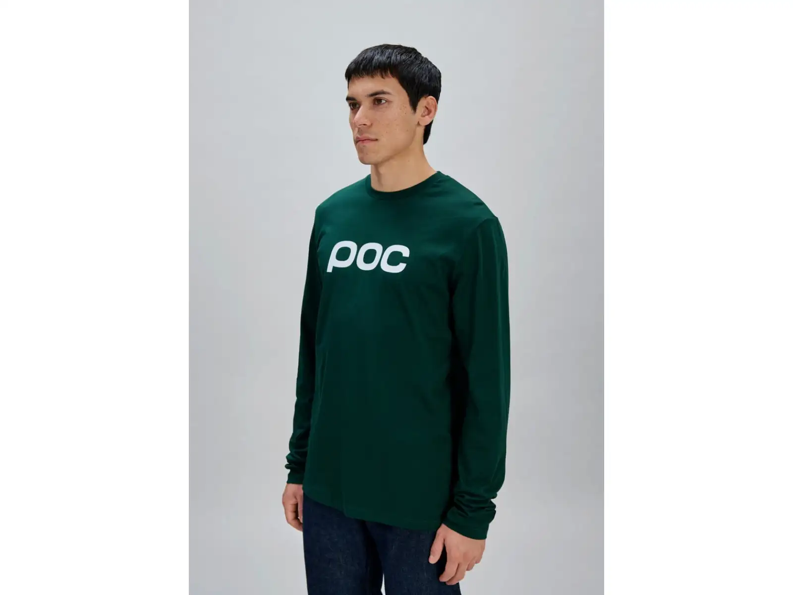 POC L/S Tee Langarmshirt Pargasite Green