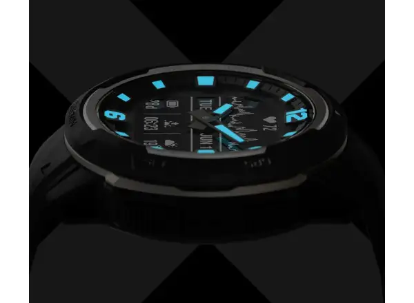 Garmin Instinct Crossover Standard Edition Smartwatch Schwarz