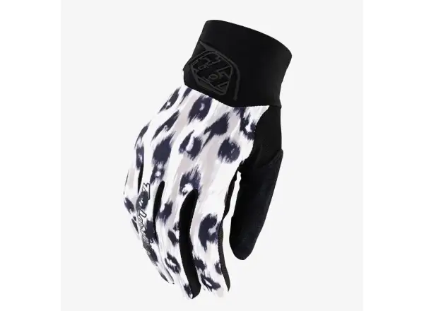 Troy Lee Designs Luxe Wild Cat Damen-Handschuhe weiß