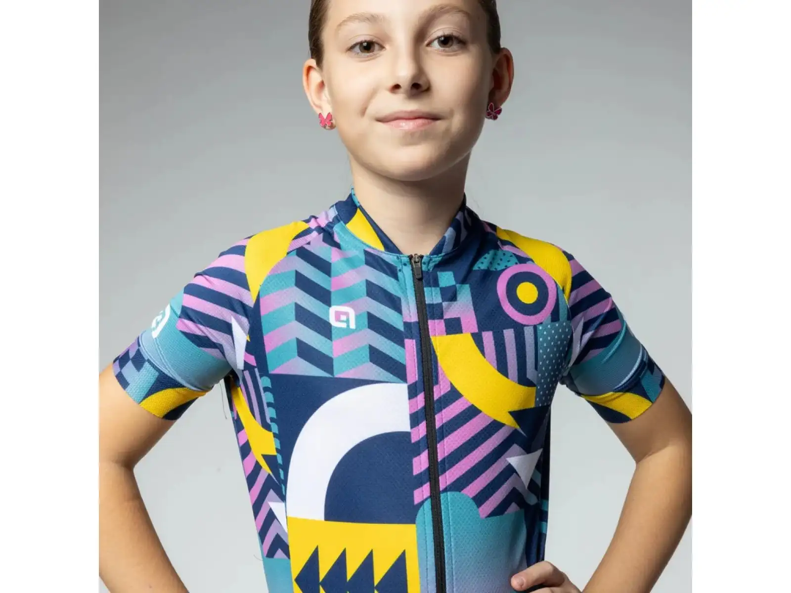 Alé Kid Games Kinder Trikot Pink