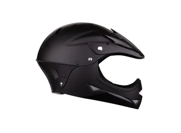 Force Downhill Junior Helm schwarz matt