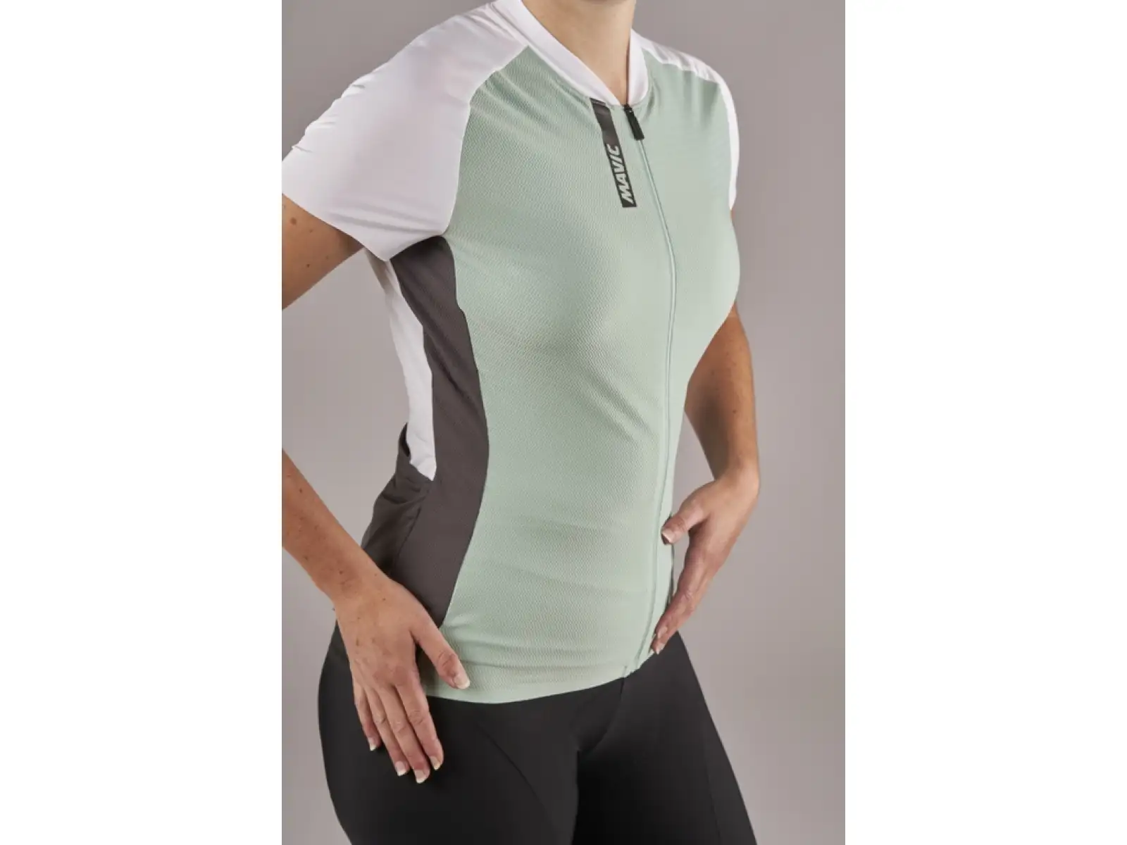 Mavic Aksium Damen Trikot Kurzarm Mint/White MUSTER