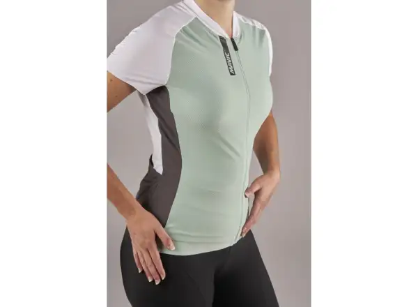 Mavic Aksium Damen Trikot Kurzarm Mint/White MUSTER
