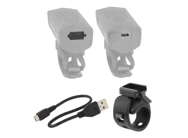 Force Dot Set von Front- und Rücklichtern USB