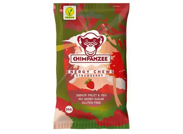 Schimpanse Energy Chews Gummibärchen Erdbeere 35 g