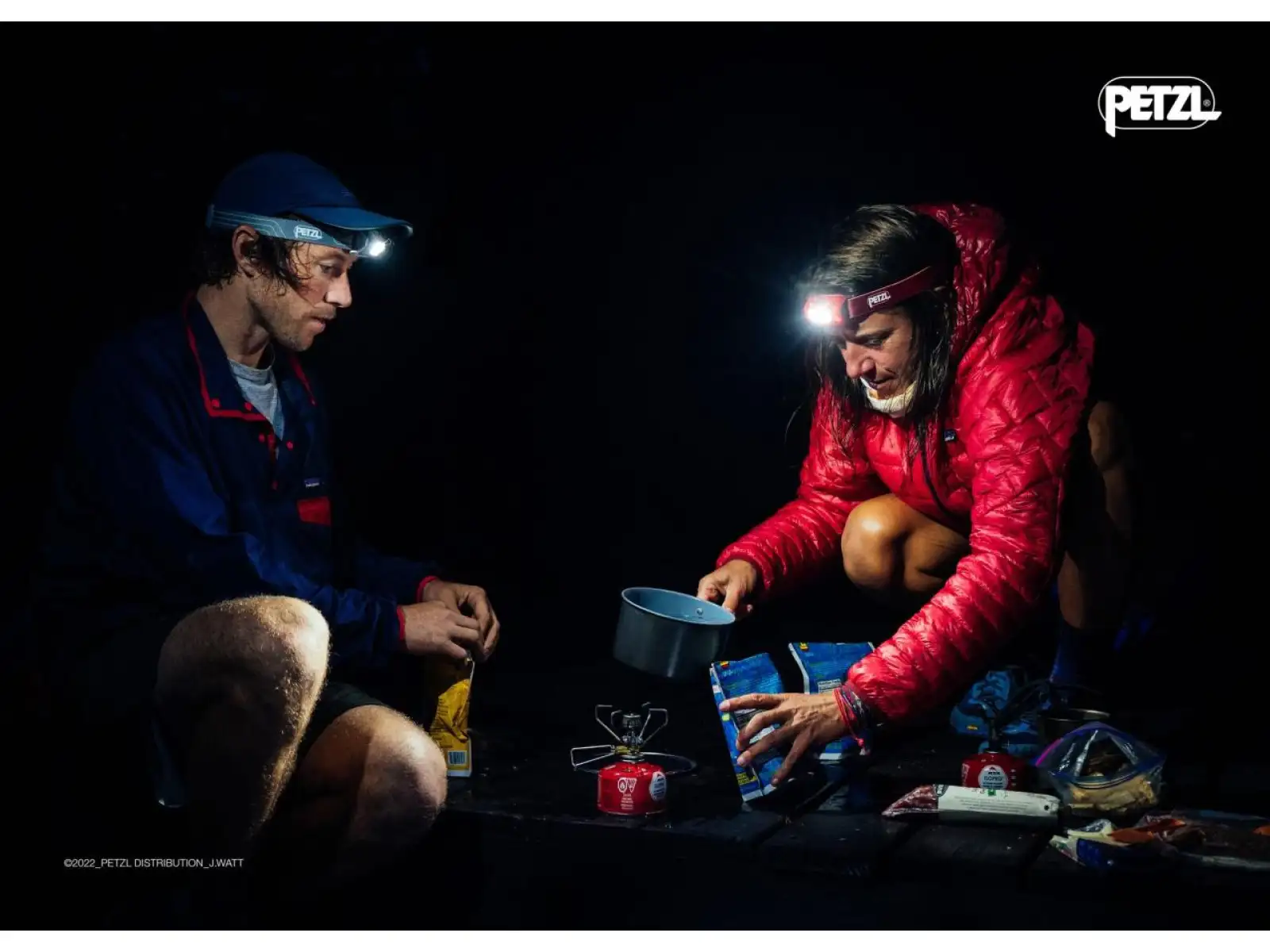 Petzl Tikkina Stirnlampe Grau.