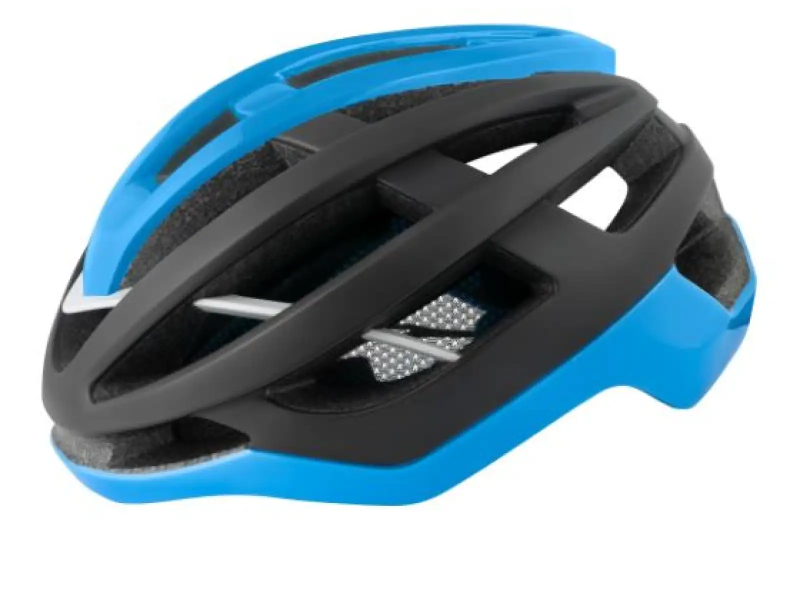 Force Lynx Helm Schwarz Matte/Blau