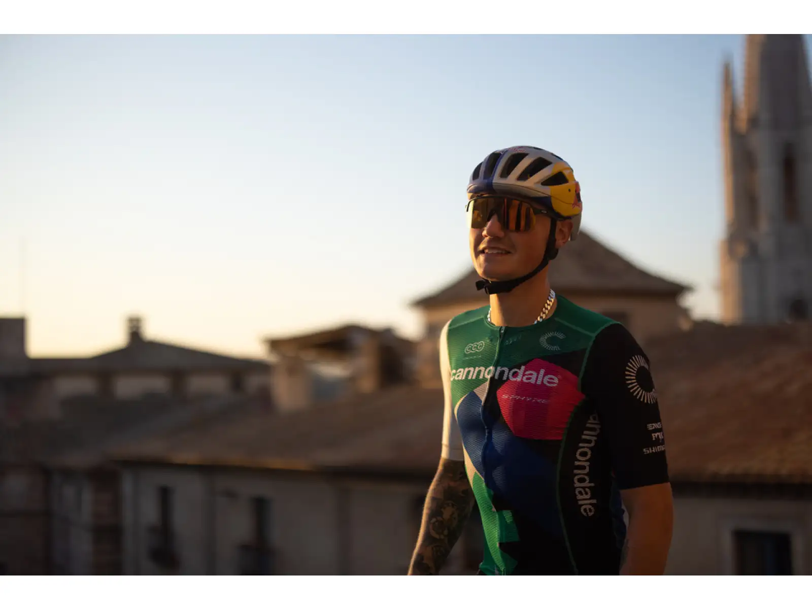 Cannondale CFR Replica Herren Kurzarmtrikot grün/blau