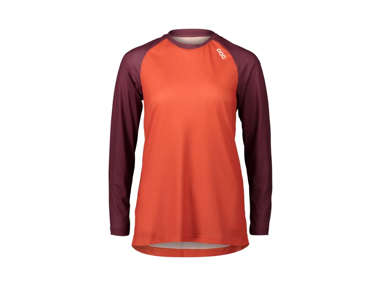POC Pure Damen MTB Trikot Langarm Propylene Red/Agate Red