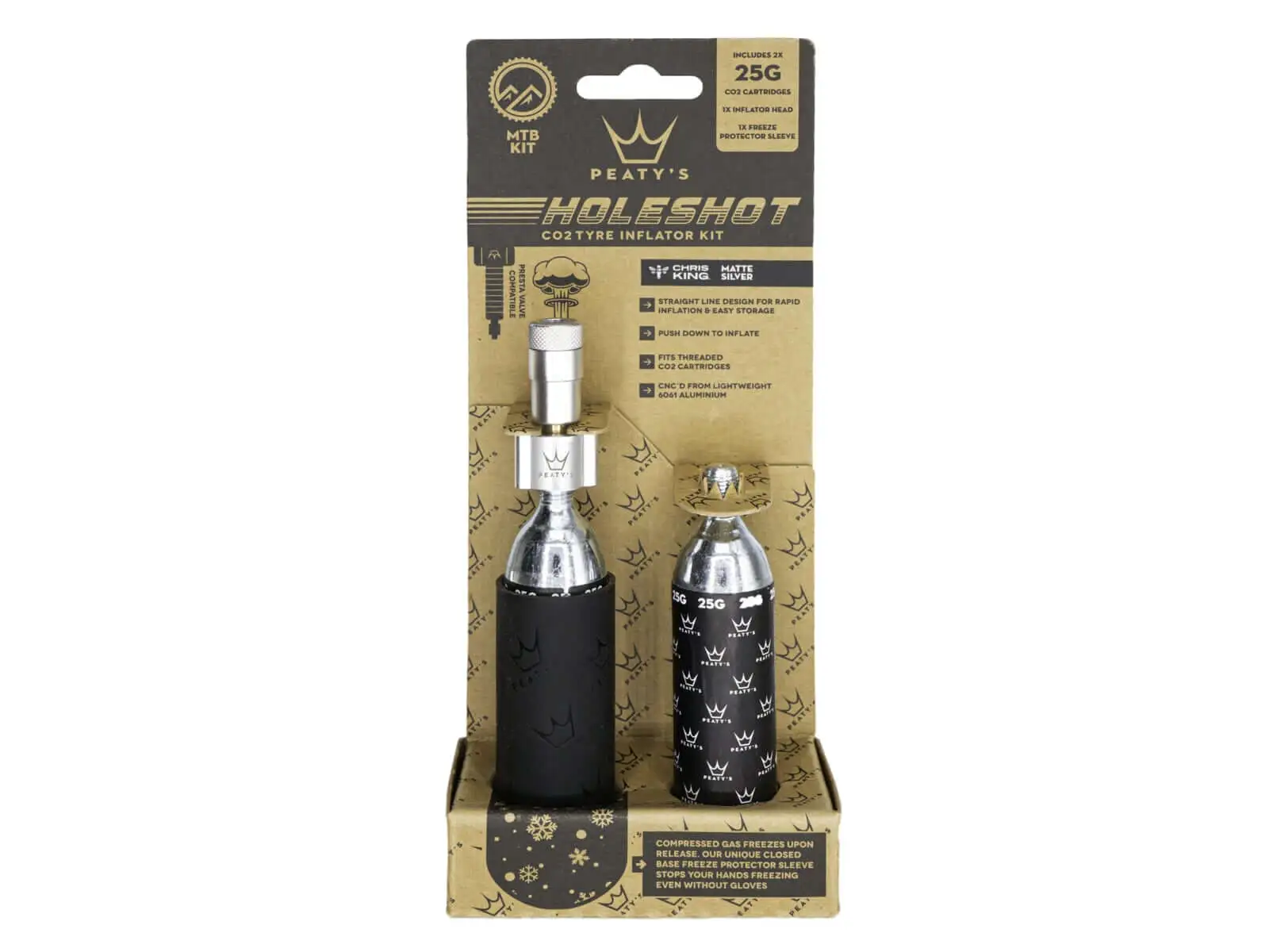 Peatys Holeshot CO2 Set 25 g Silber