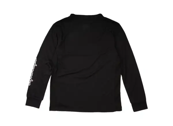 Troy Lee Designs Skyline Ride Tee Kindertrikot Langarm Signature Black
